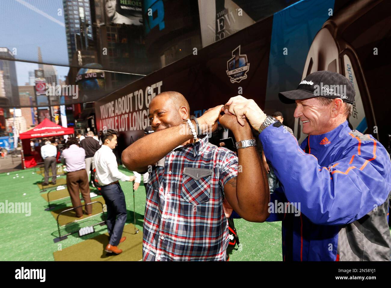 TaylorMade Golf constructed a driving range in the heart of New York's