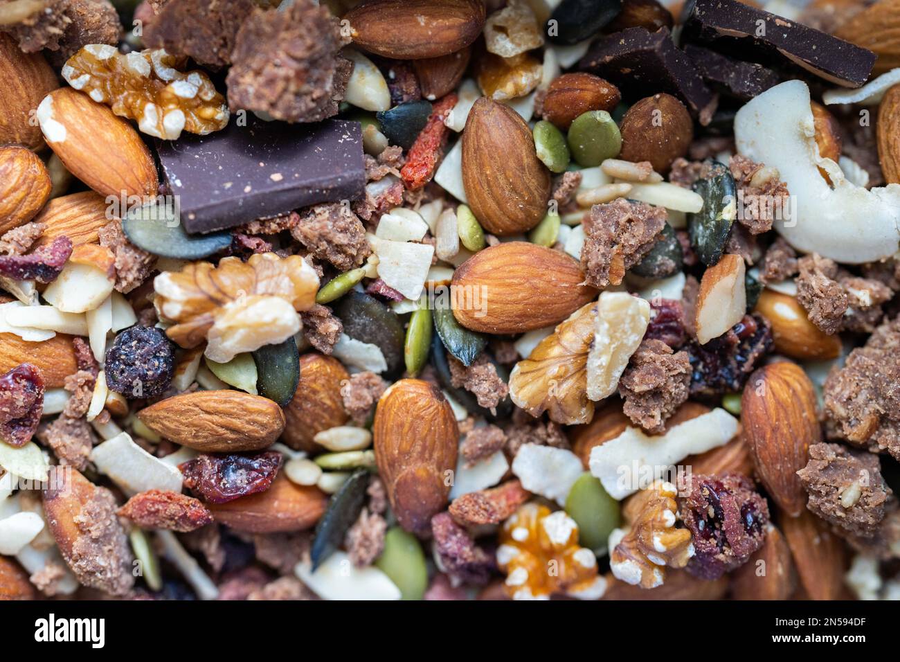 dried fruit, dates, prunes, grains, wheat, lentils, rice stored in
