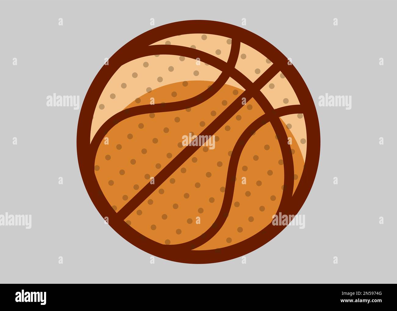 Orange Basketball Sports Vector llustration Stock Vector Image & Art Alamy