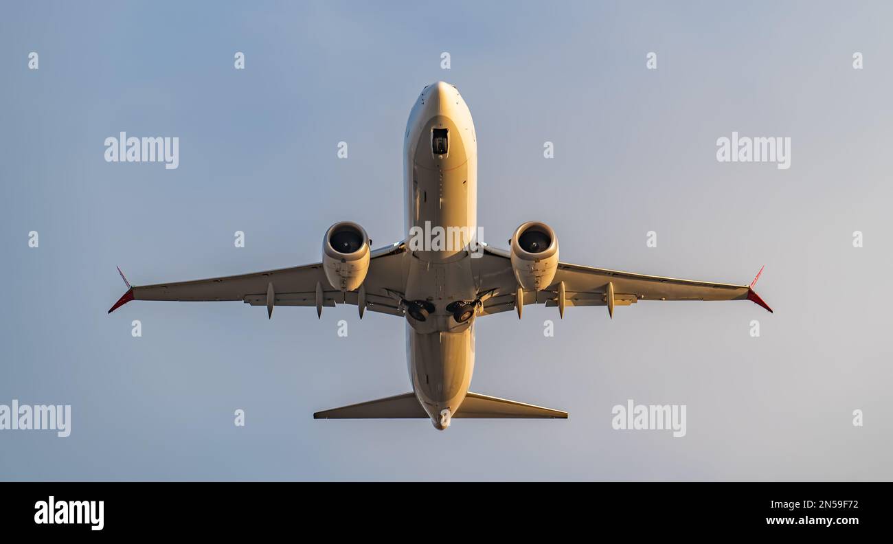 Business jet takes off from hi-res stock photography and images - Alamy