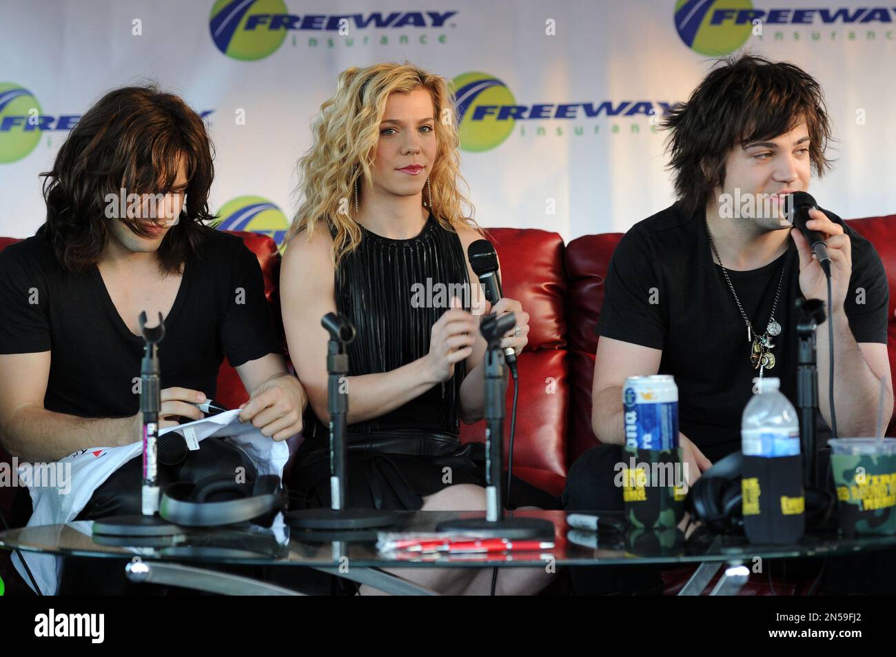 Reid Perry, Kimberly Perry and Neil Perry of The Band Berry performs at