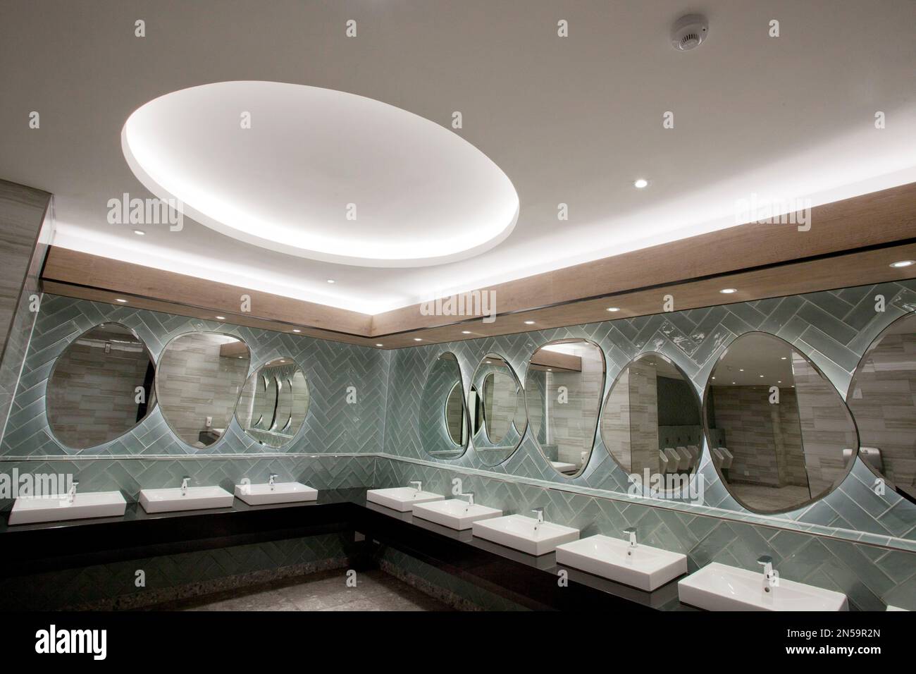 Table Bay Mall bathroom, Cape Town Stock Photo Alamy