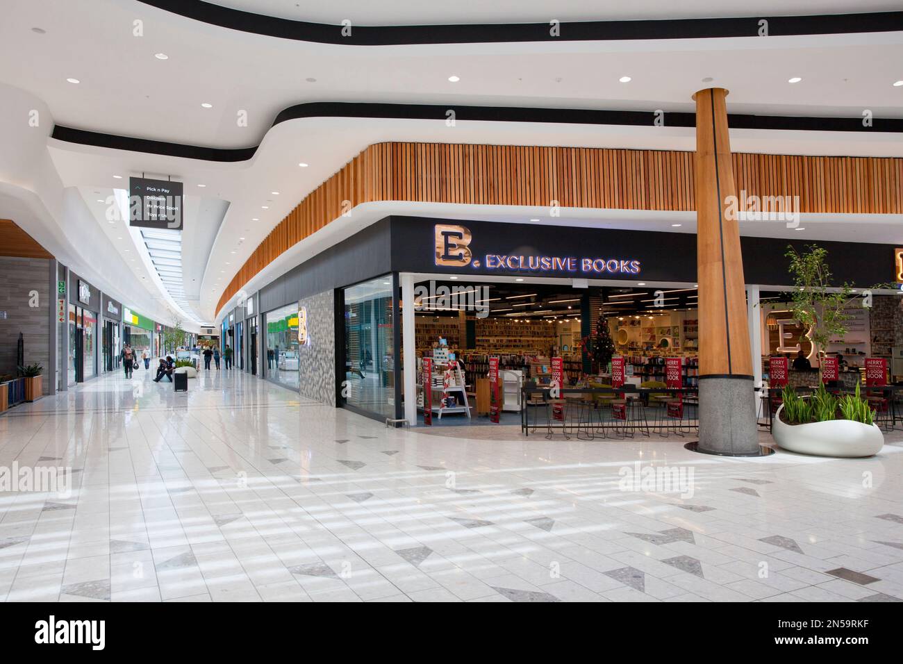 Exclusive Books Table Bay Mall Cape Town Stock Photo Alamy