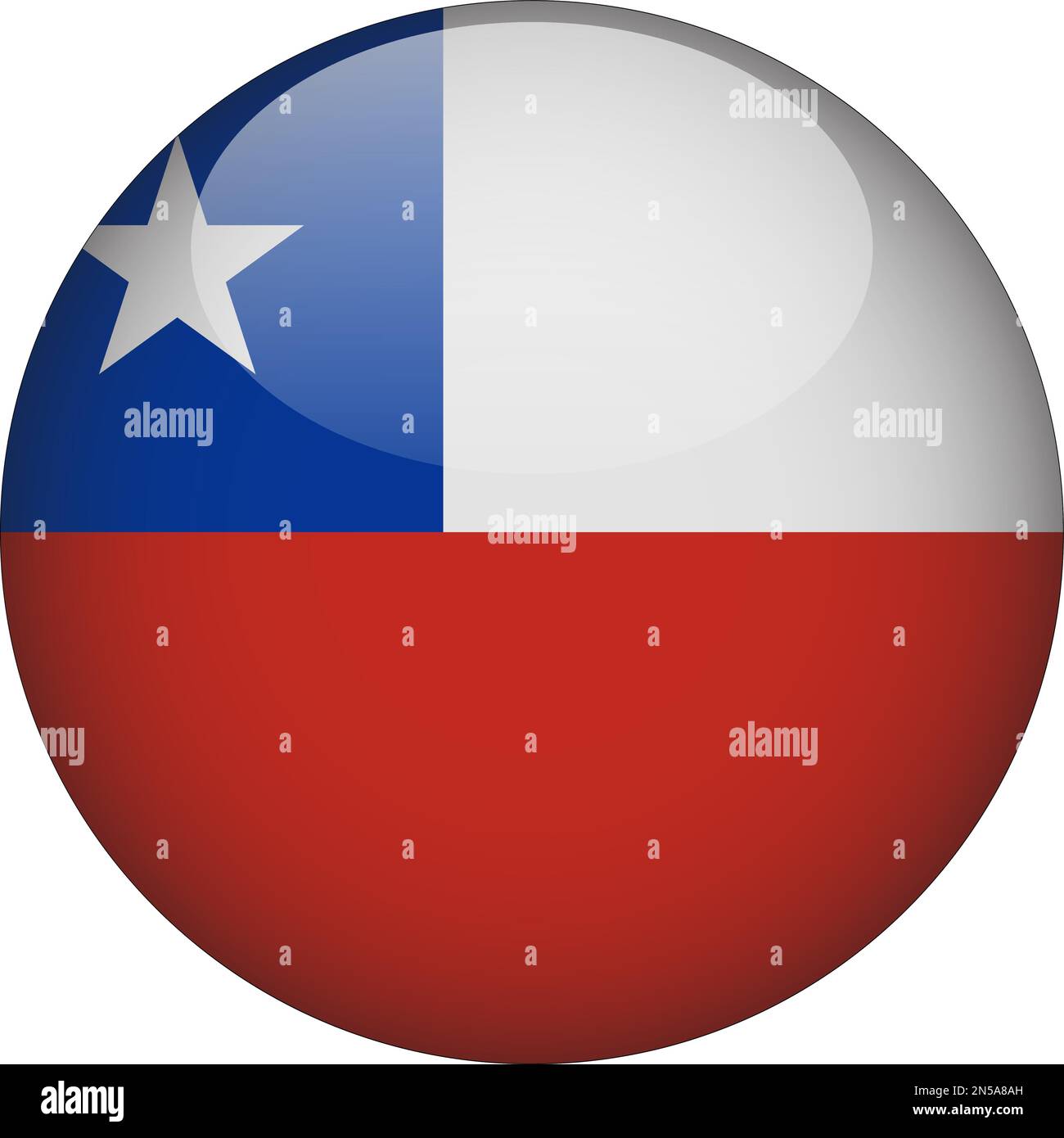 Flag of chile Stock Vector Images Alamy
