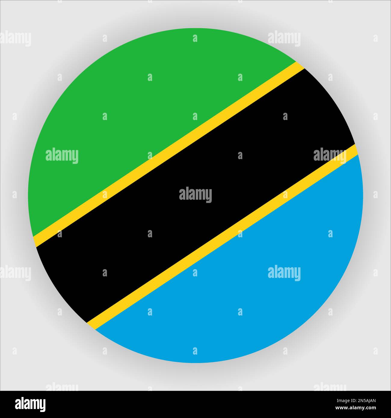 Tanzania Flat Rounded Flag Icon Button Vector Stock Vector Image & Art ...