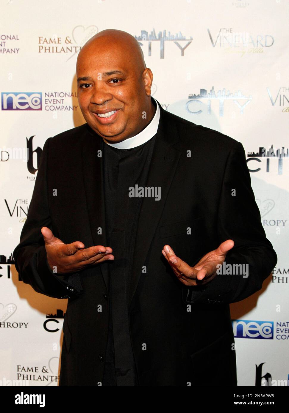 Joseph Simmons aka Rev Run seen at Fame and Philanthropy’s Celebrates