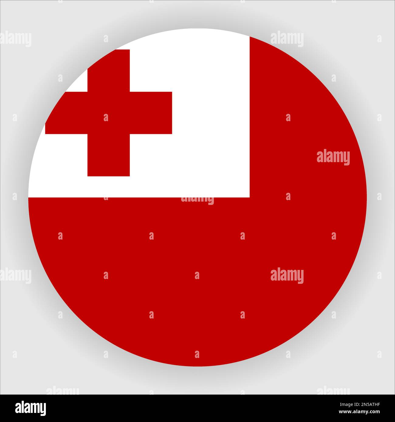 Tonga Flat Rounded Flag Icon Button Vector Stock Vector Image & Art - Alamy
