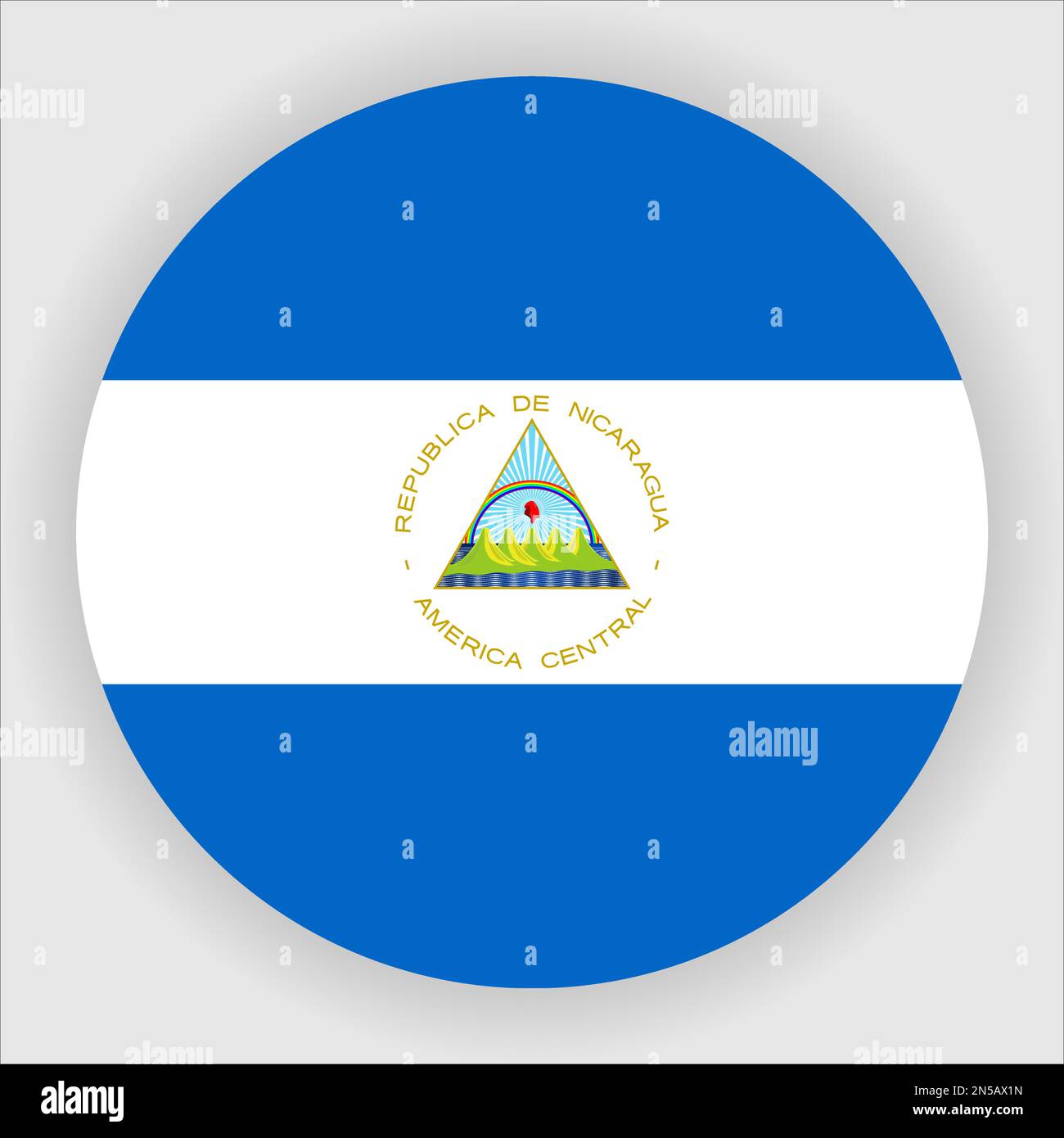 Flag map of nicaragua hi-res stock photography and images - Alamy