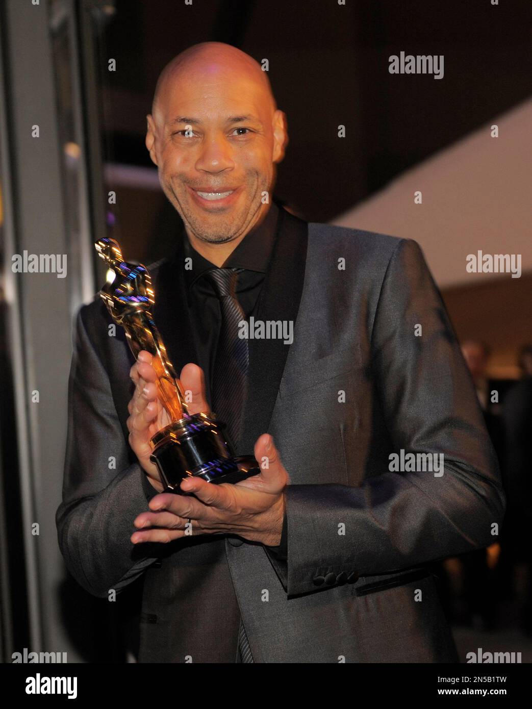 John Ridley John Ridley with the award for best adapted screenplay of the year for ...