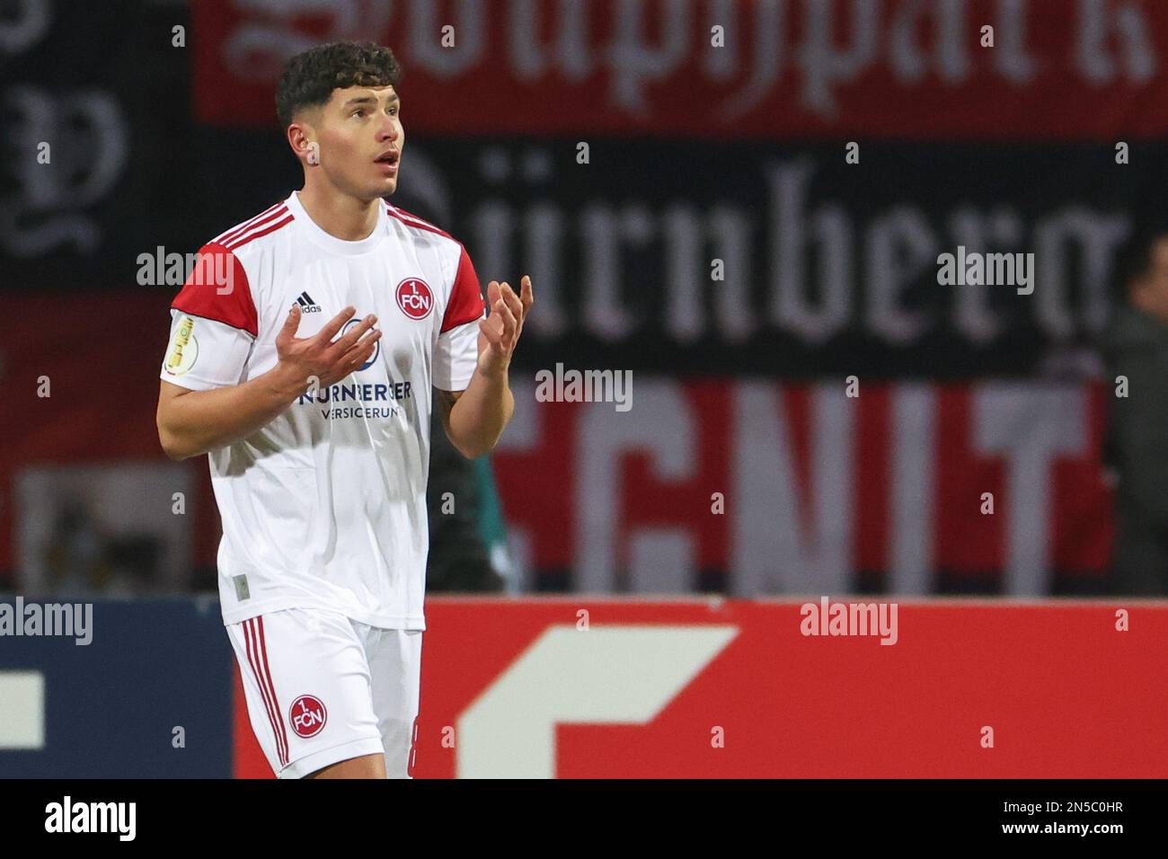 Nuremberg, Germany. 08th Feb, 2023. Soccer DFB Cup, 1. FC Nuremberg