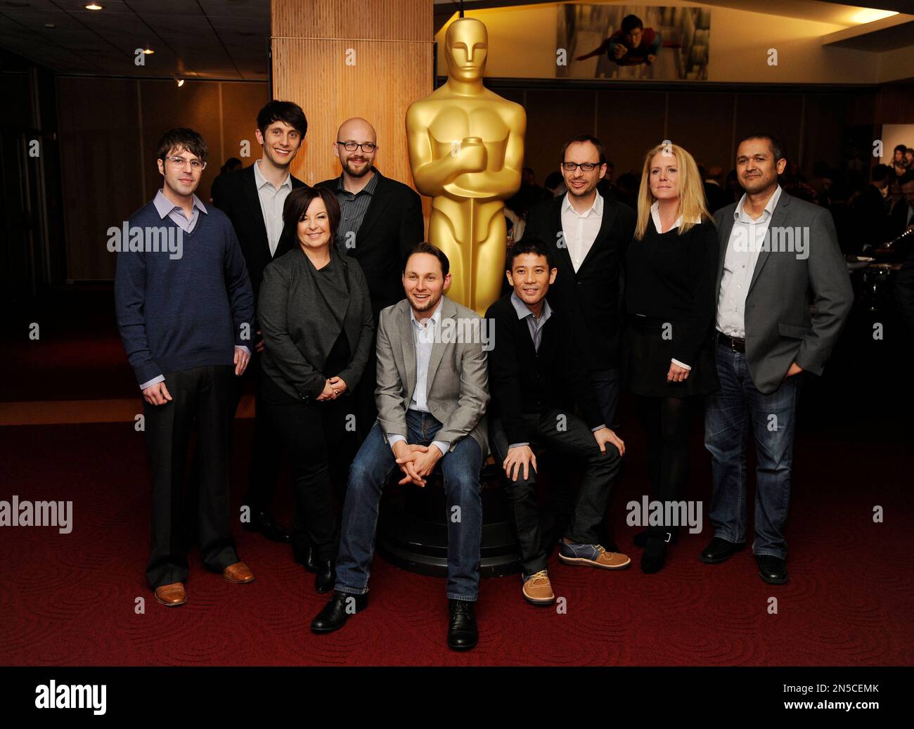 Animated Short Film Oscar nominees, from left, Dan Golden, Jan Lachauer