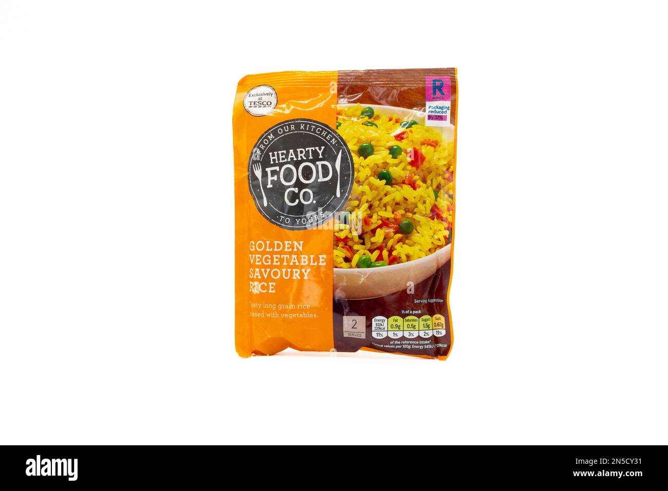 Irvine, Scotland, UK February 02, 2023 Tesco branded Hearty Food Co