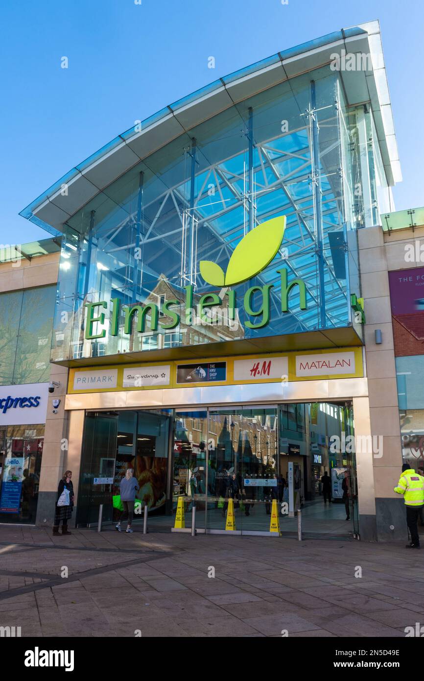 Elmsleigh shopping centre, an indoor mall with shops and eateries in