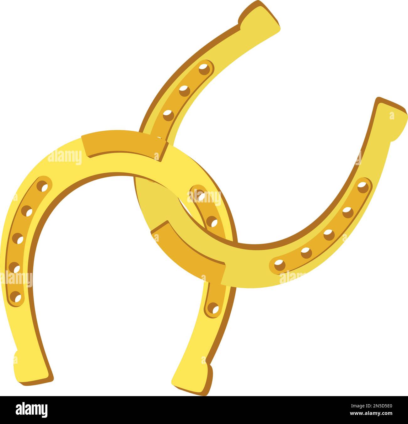 Horseshoe icon. Symbol of Lucky Irish beer festival St Patrick's day