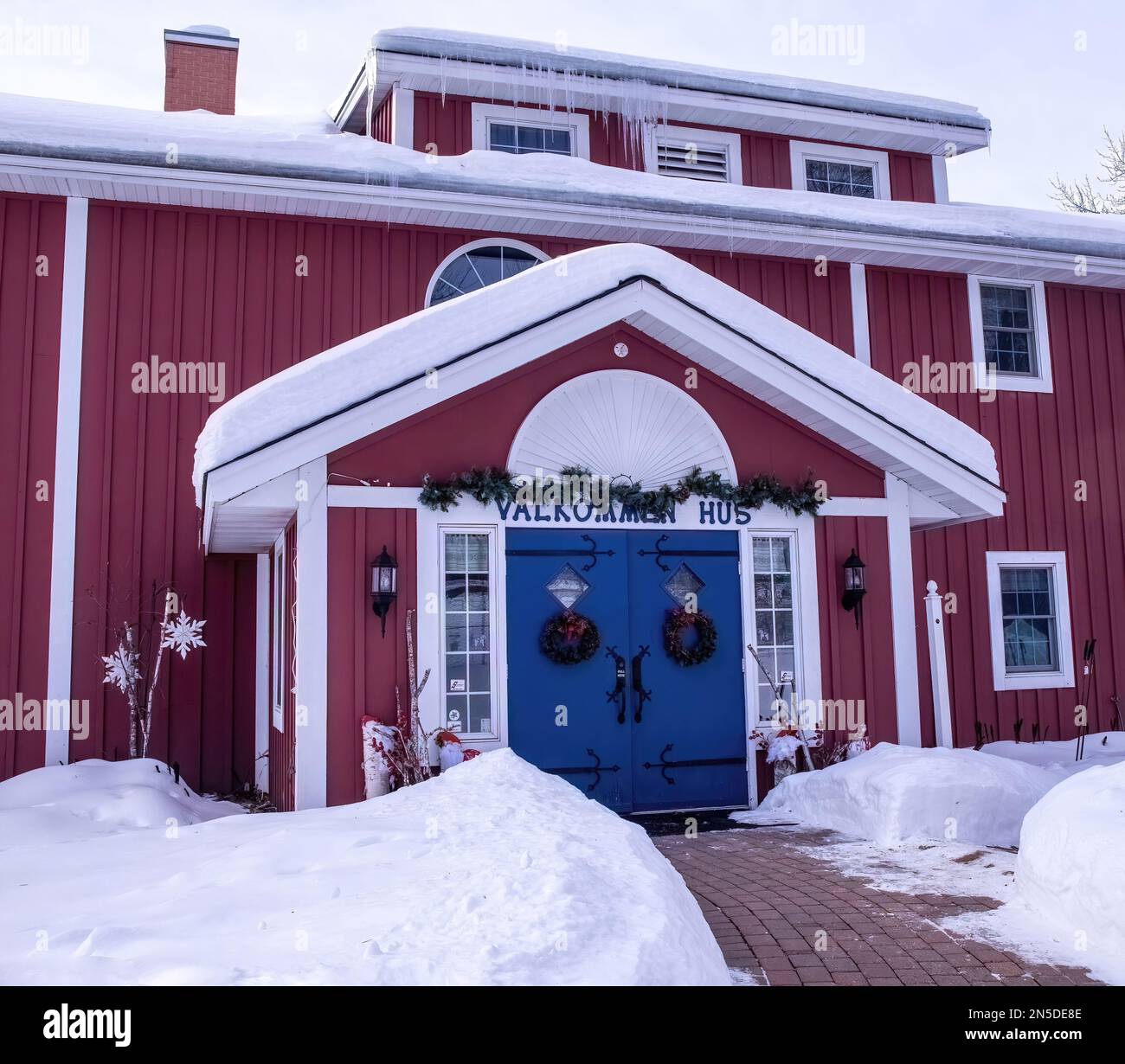 Valkommen Hus Swedish Visitor Center at Gammelgarden Museum during