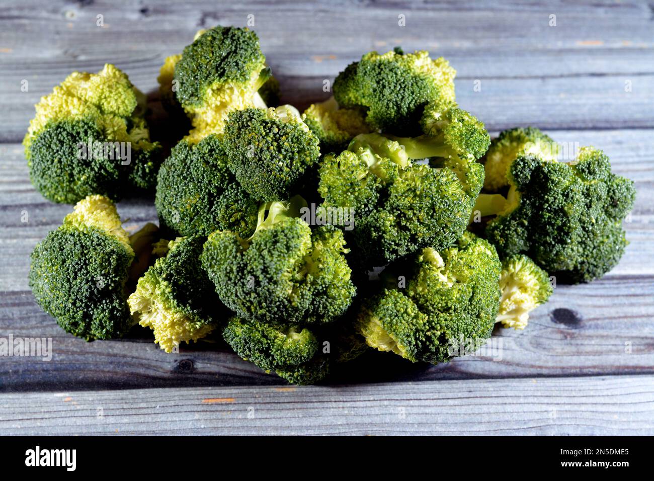 Broccoli (Brassica oleracea var. italica), an edible green plant in the