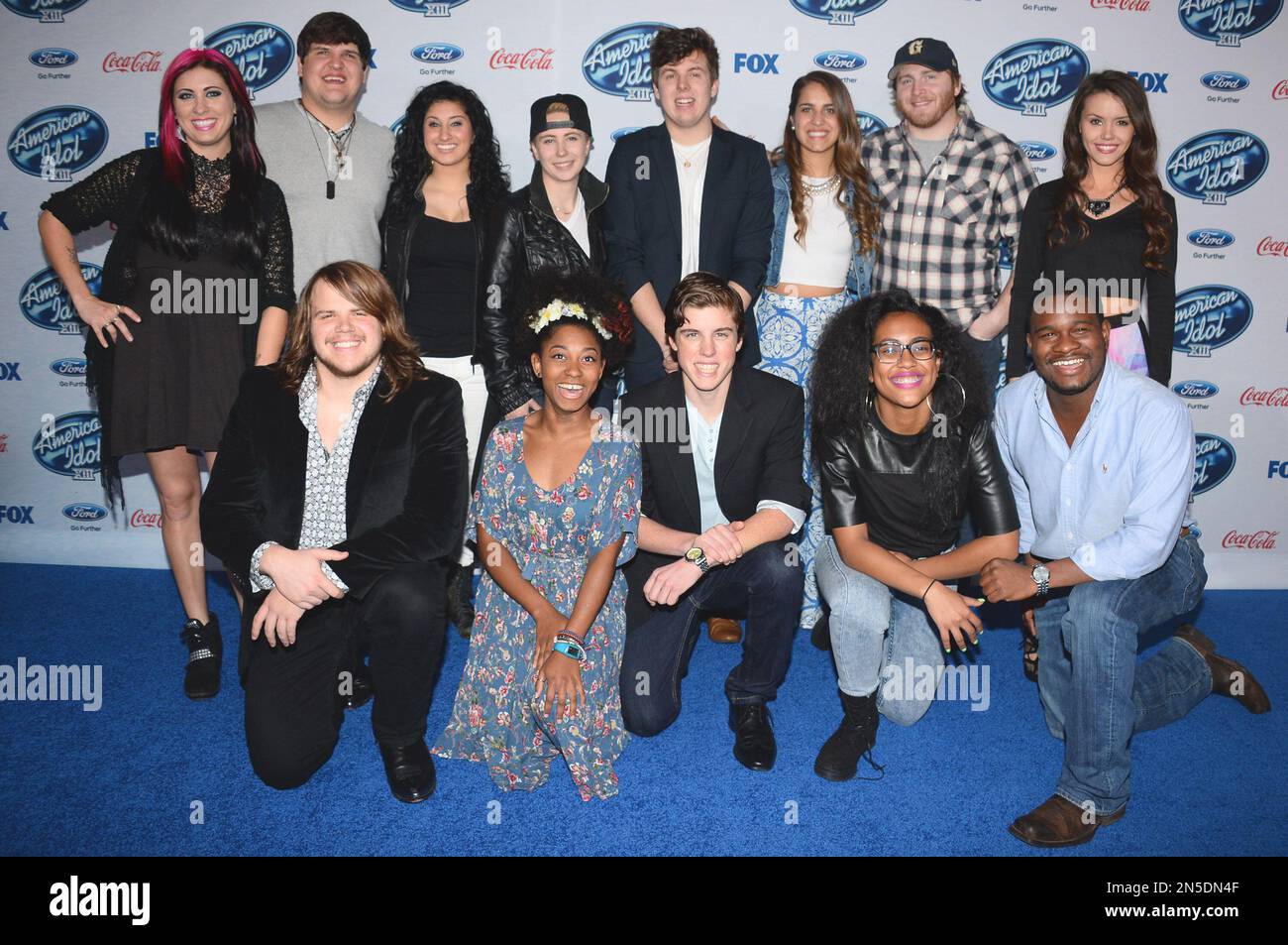 From left, Jessica Meuse, Dexter Roberts, Caleb Johnson, Jena Irene, MK