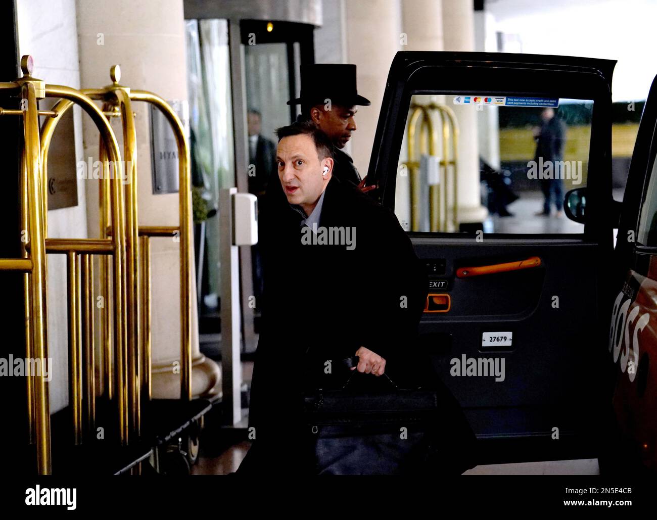 Brighton and Hove Albion owner and chairman Tony Bloom arrives at the