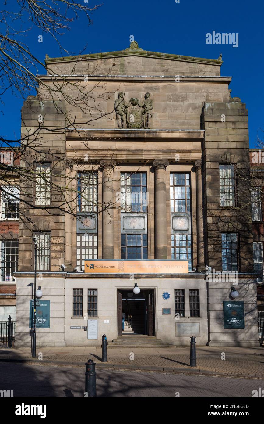 The University of Wolverhampton Wulfruna Building in Wulfruna Street