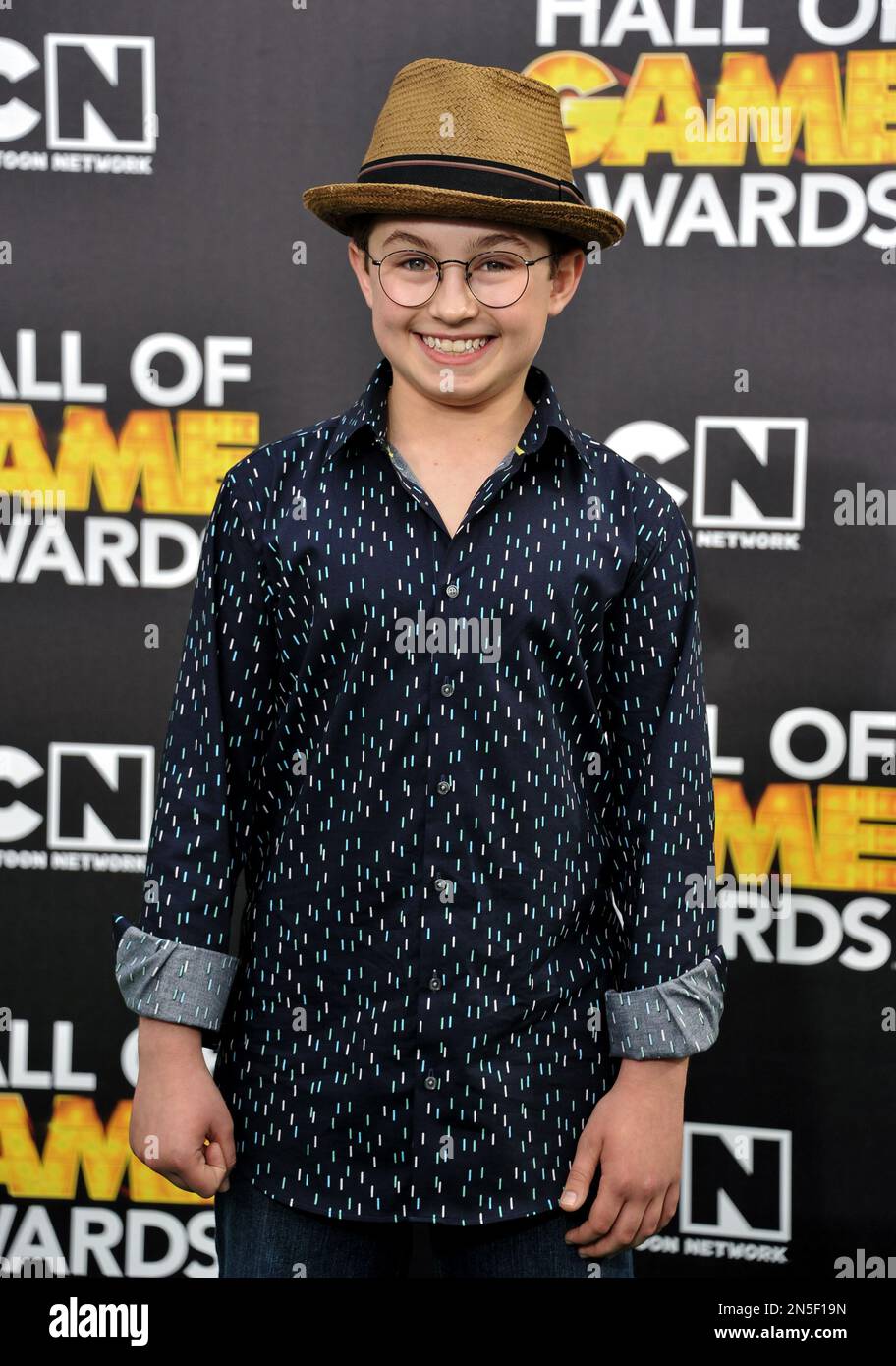 Sean Giambrone arrives at the 4th Annual Hall of Game Awards on