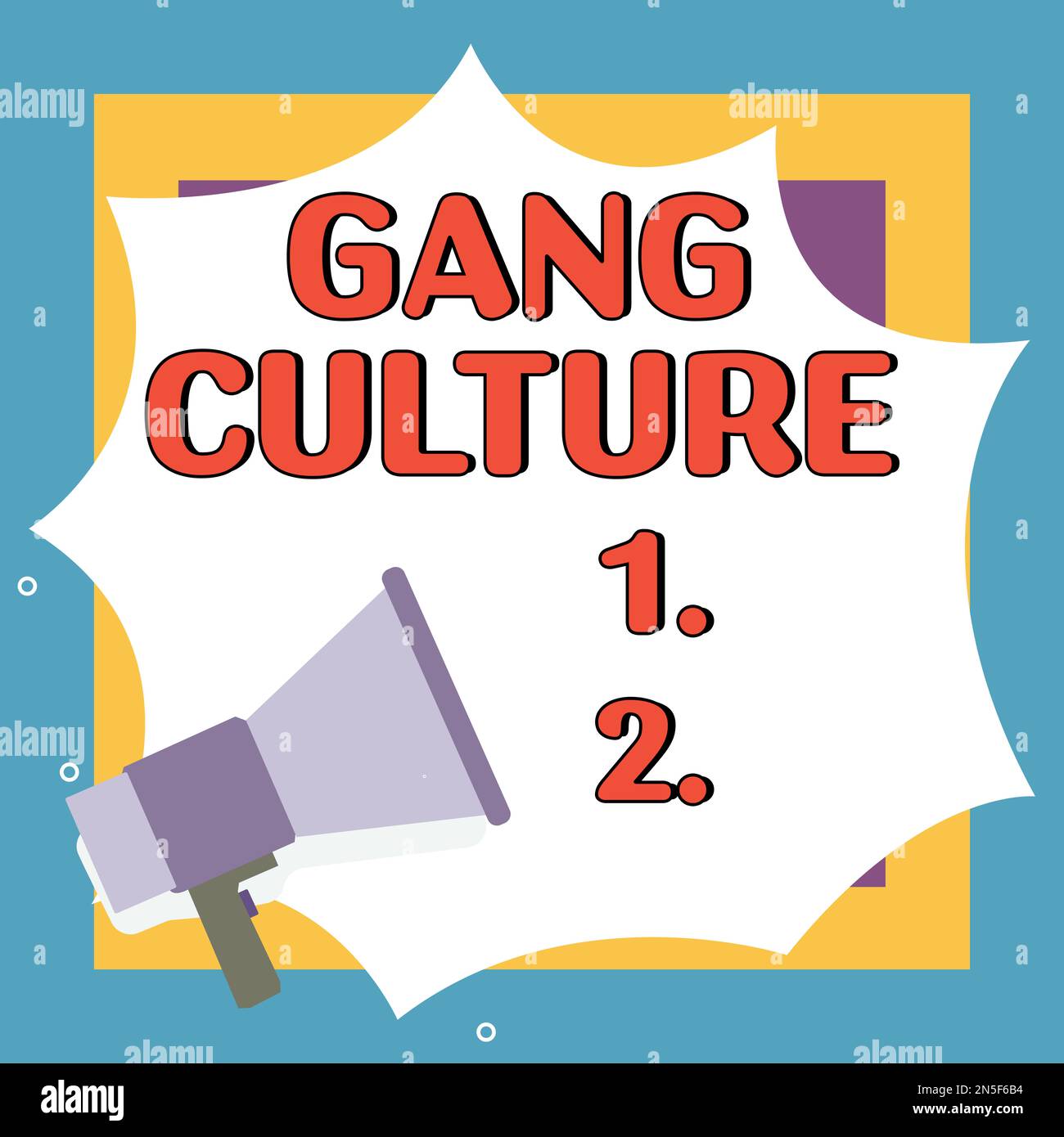 Writing displaying text Gang Culture. Concept meaning particular ...