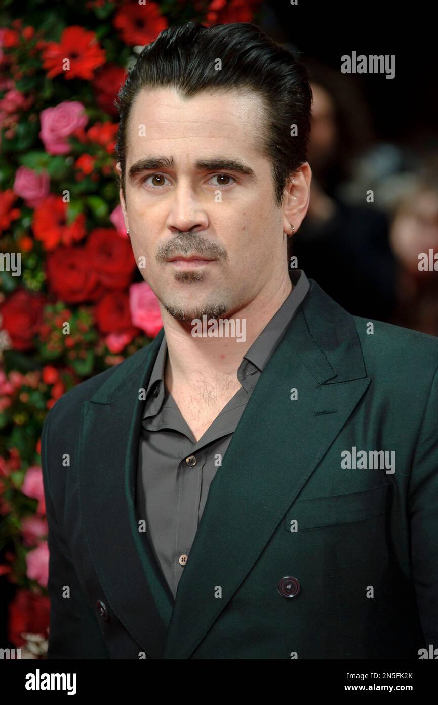 Colin Farrell arrives for the premiere of A New York Winter's Tale at a