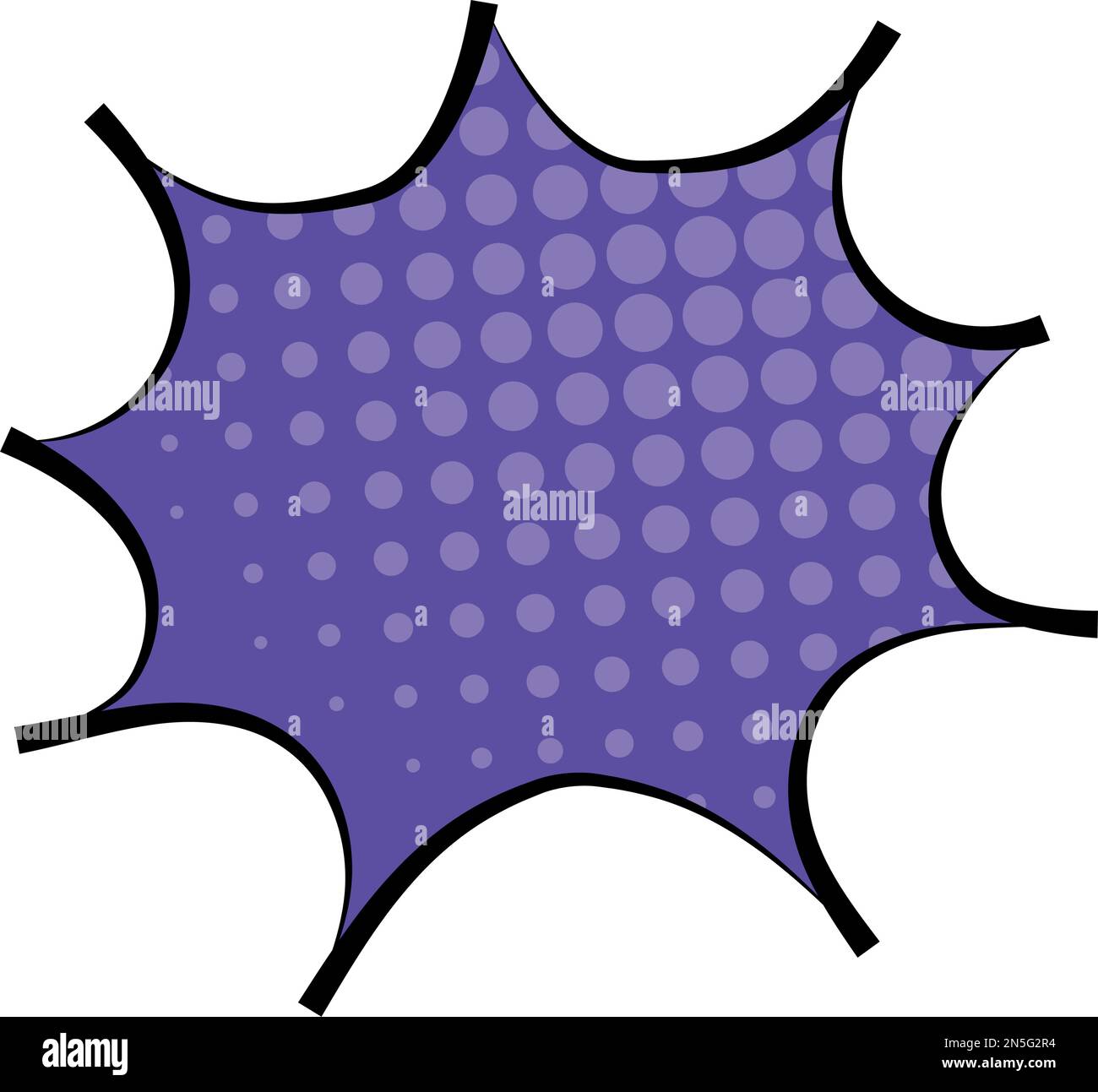 Isolated empty colored comic speech bubble Vector Stock Vector Image ...