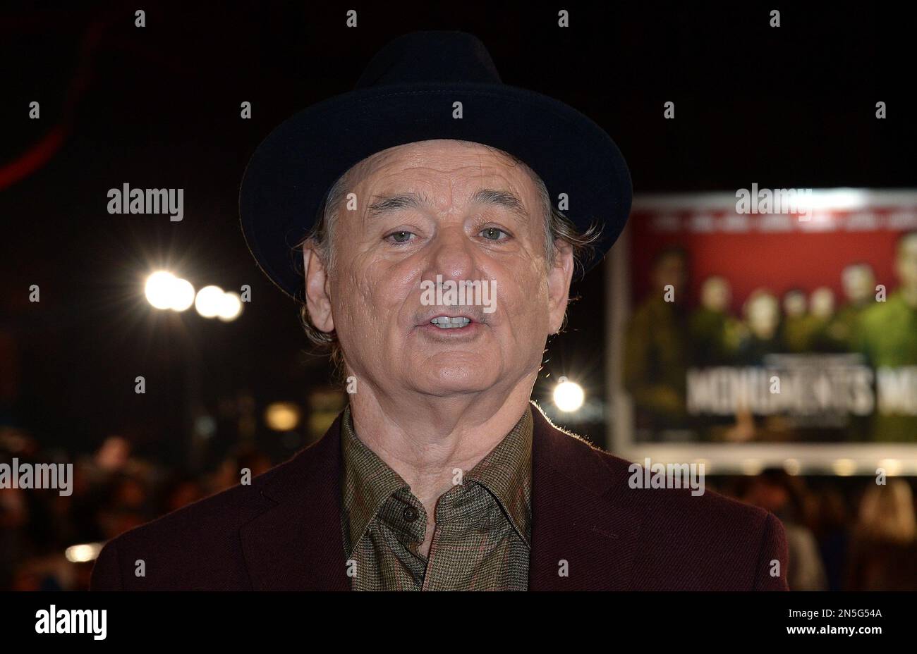 American Actor Bill Murray attending the UK Premiere of "The Monuments