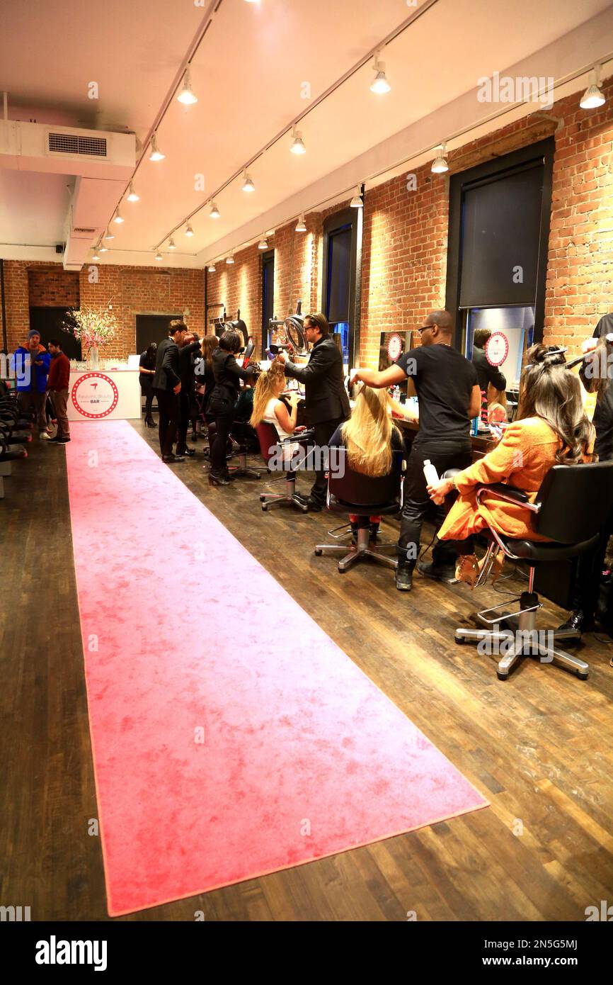 A general view of atmosphere at The Panasonic Beauty Bar at Salon SCK