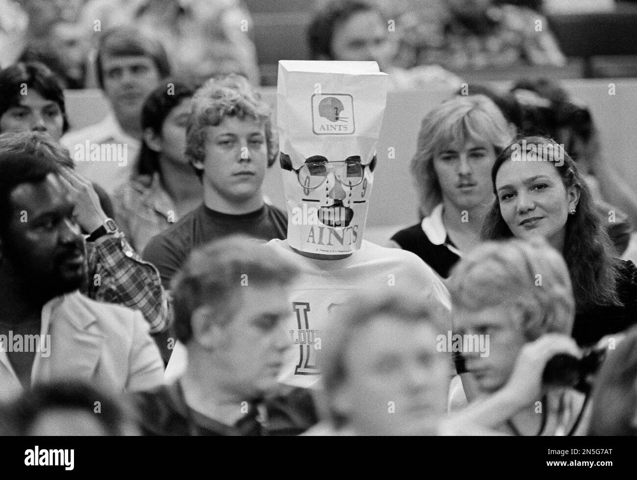 This New Orleans Saints fan showed up for the game with Philadelphia