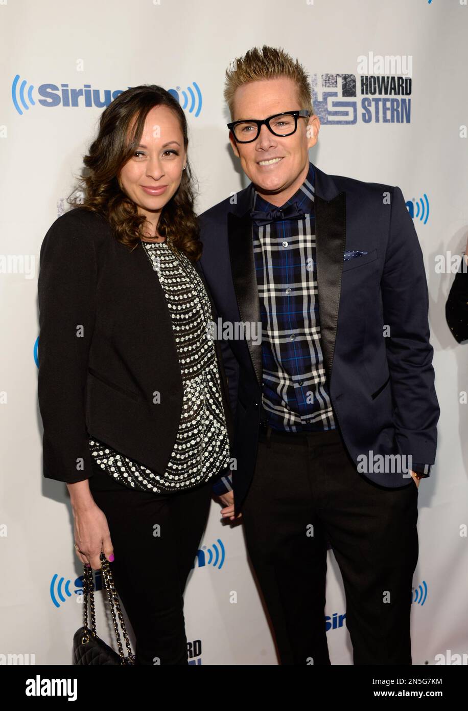 Mark McGrath and Carin Kingsland attend "Howard Stern's Birthday Bash