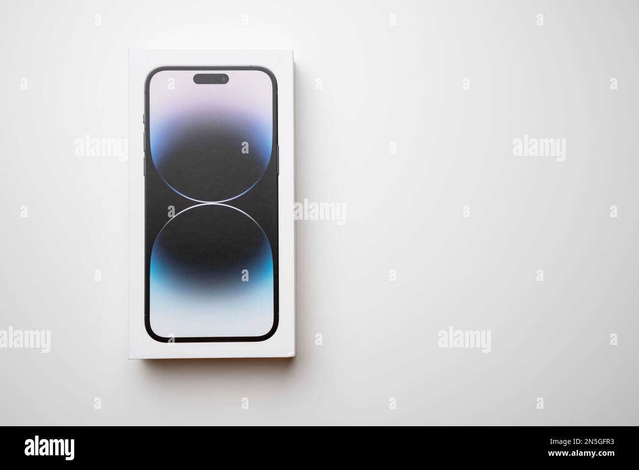 iPhone 14 Pro Max in Space Black color, in box. In Apple's latest phone ...