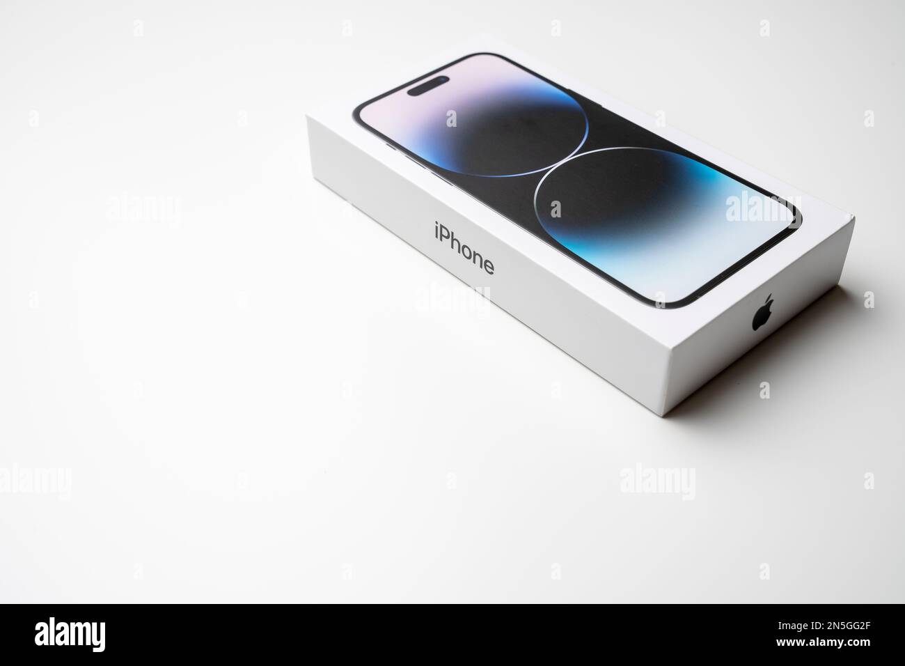 iPhone 14 Pro Max in Space Black color, in box. In Apple's latest phone ...