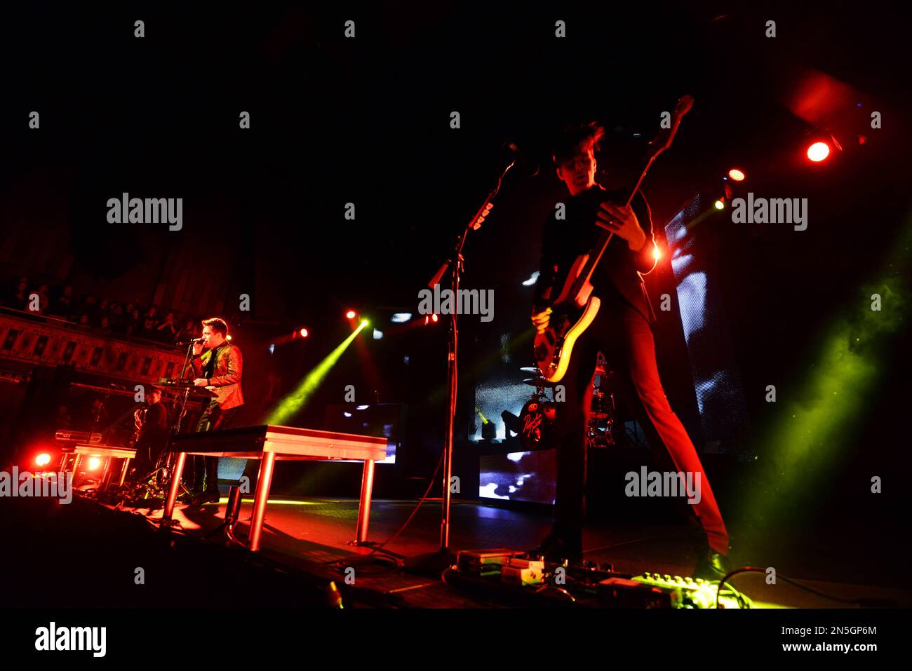 Brendon Urie of Panic! at the Disco performing at The Tabernacle on ...