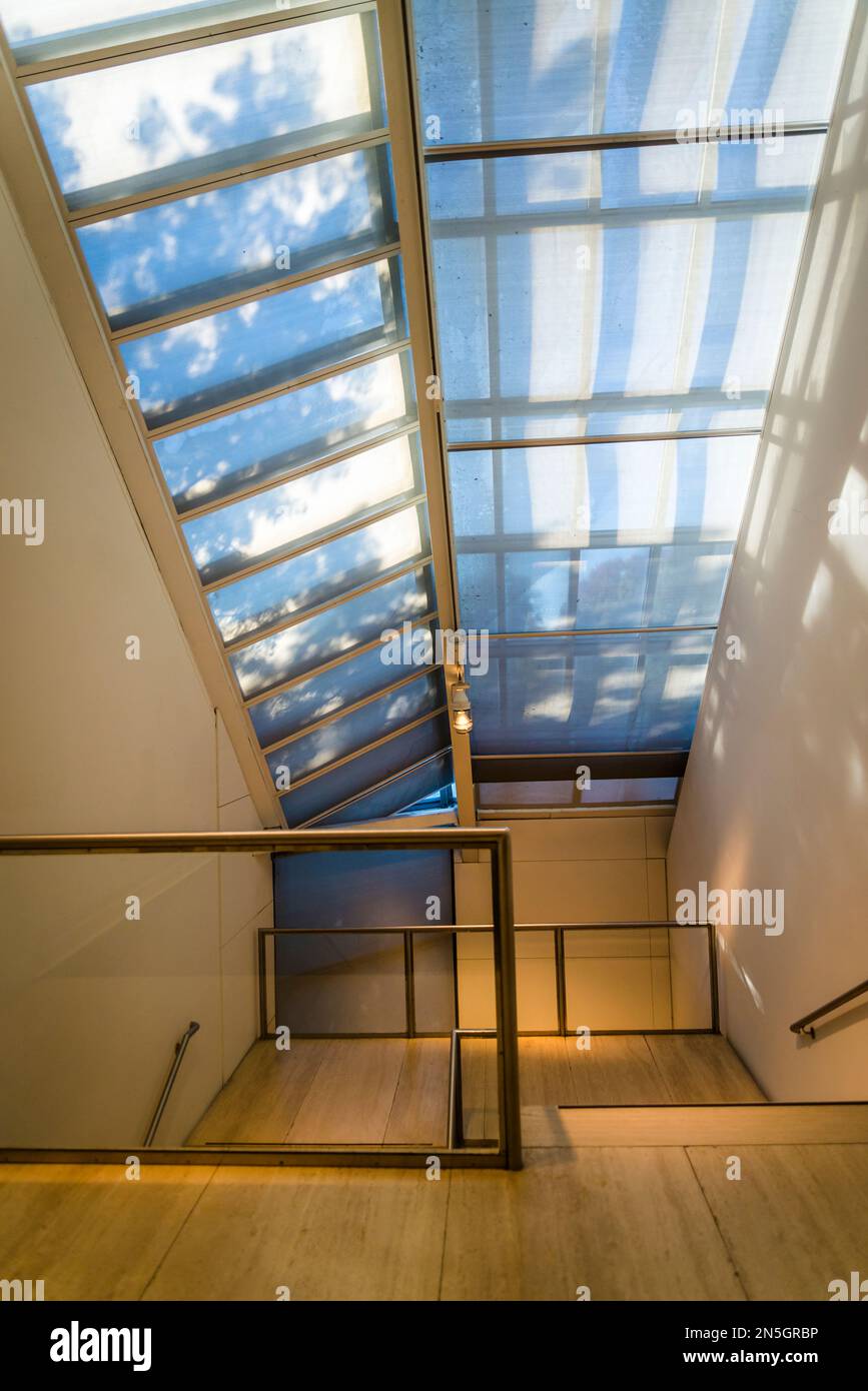 Modern Staircase And Glass Roof Metropolitan Museum Of Art The modern-staircase-and-glass-roof-metropolitan-museum-of-art-the