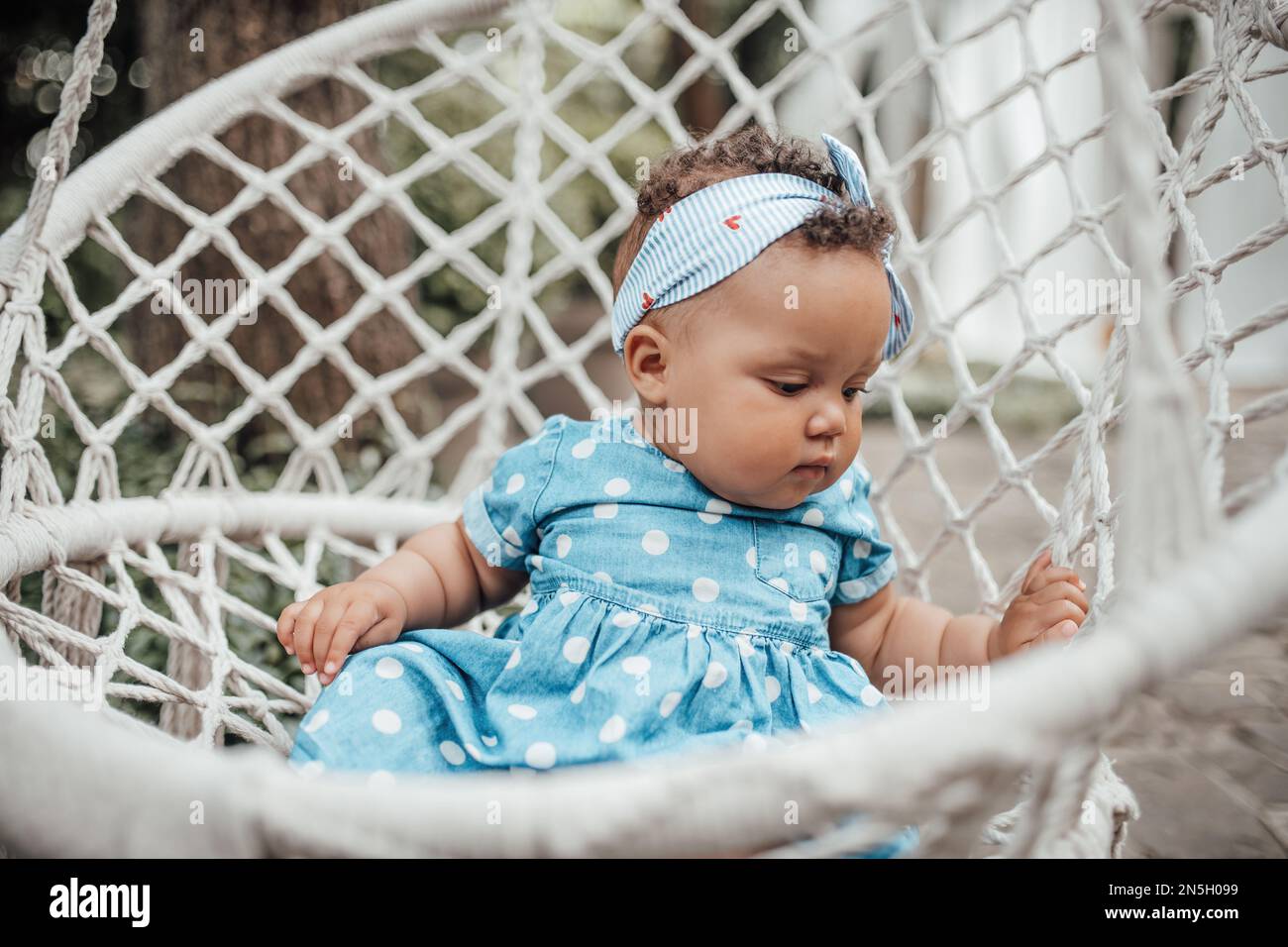 Baby blue polka dot dress 2025