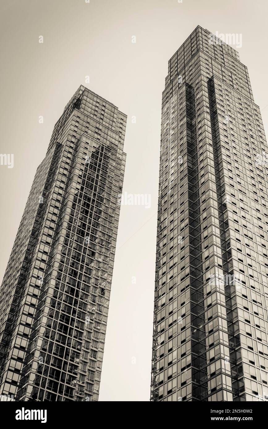Residential towers, Midtown Manhattan, New York City, USA Stock Photo ...