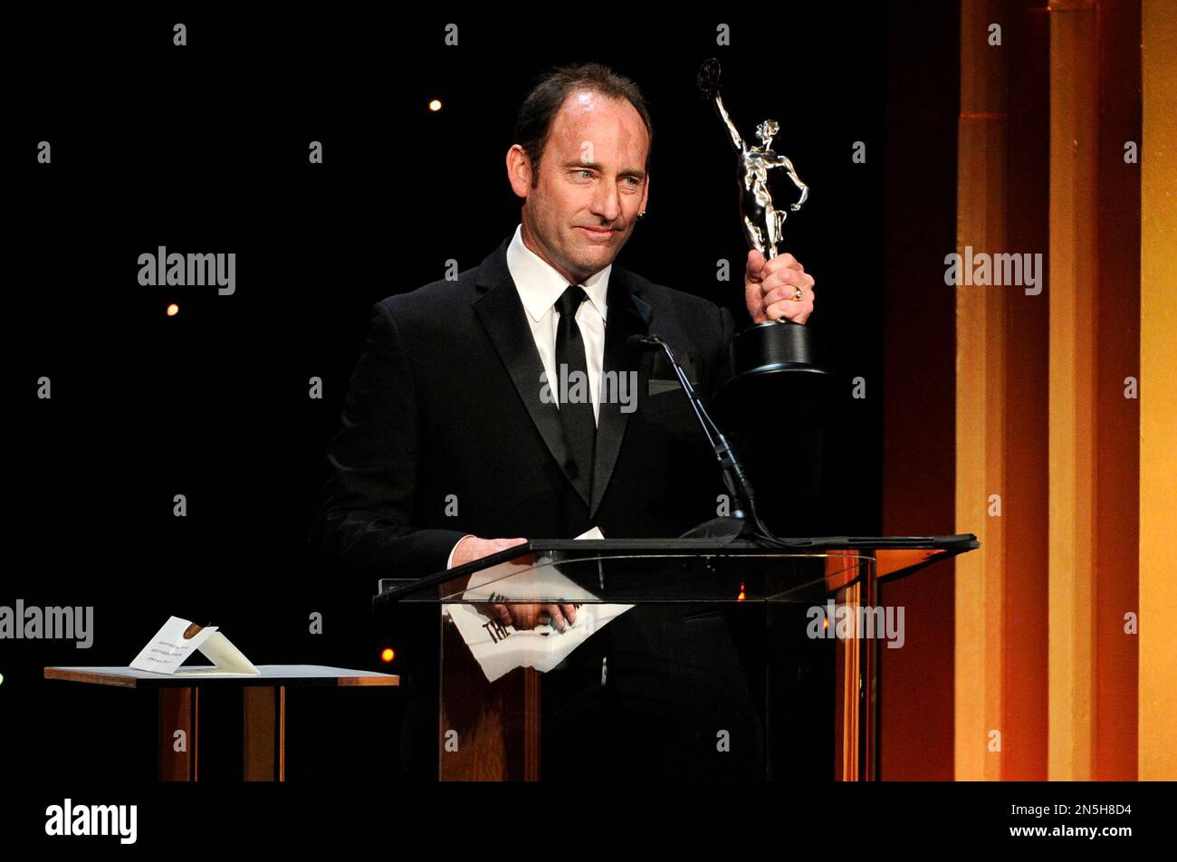 Skip MacDonald accepts the best edited onehour series for commercial