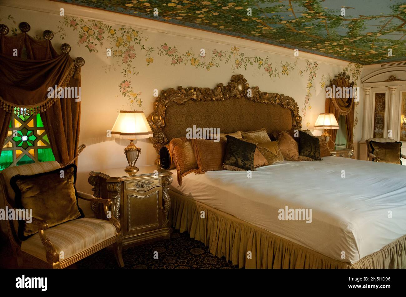 Picture in the Azure Suite of the former Versace Mansion in the South