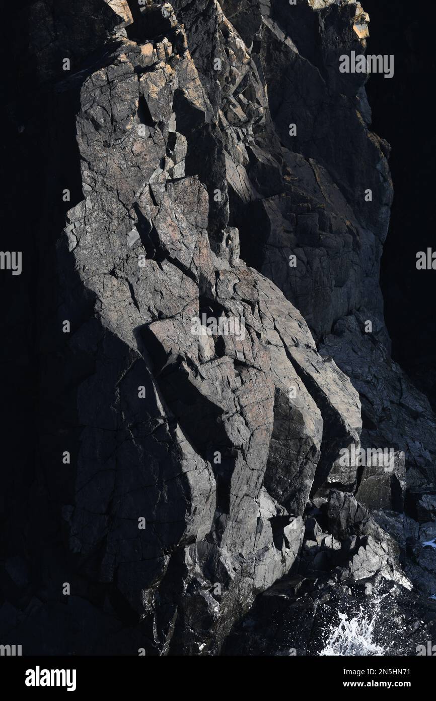 Cliffs at Gurnard's Head on the Cornish Coast Stock Photo