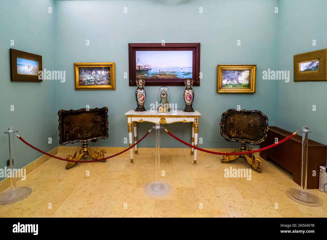 Room of the Royal apartments in the Norman Palace (Palazzo dei Normanni
