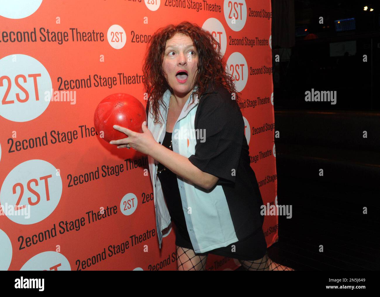 Aida Turturro attends Second Stage Theatre’s 27th All-Star Bowling