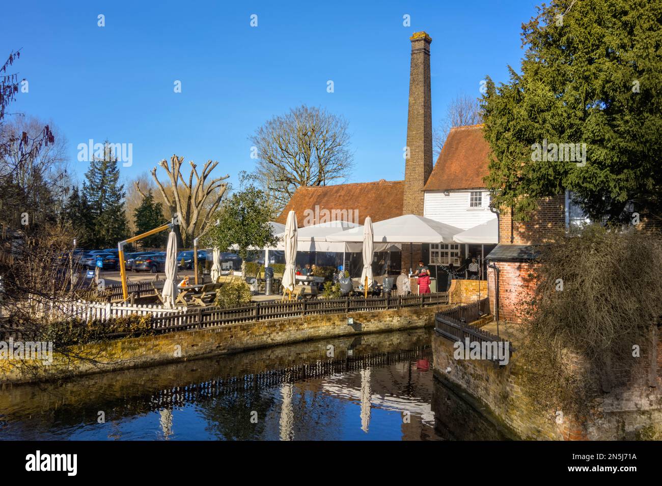 The Waffle House Restaurant, St. Albans, Hertfordshire UK Stock Photo