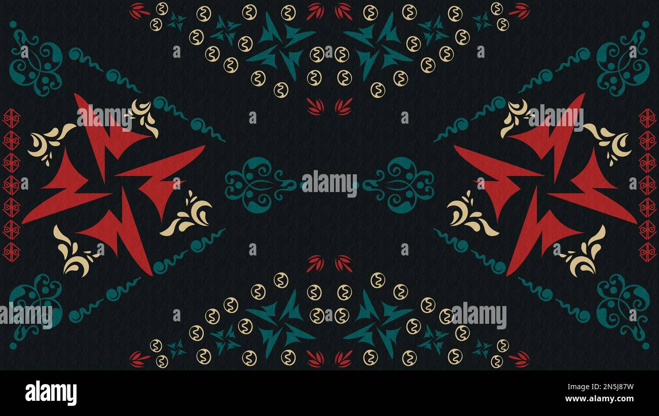 Modern Colored Geometrical textured pattern with decorative ornamental ...