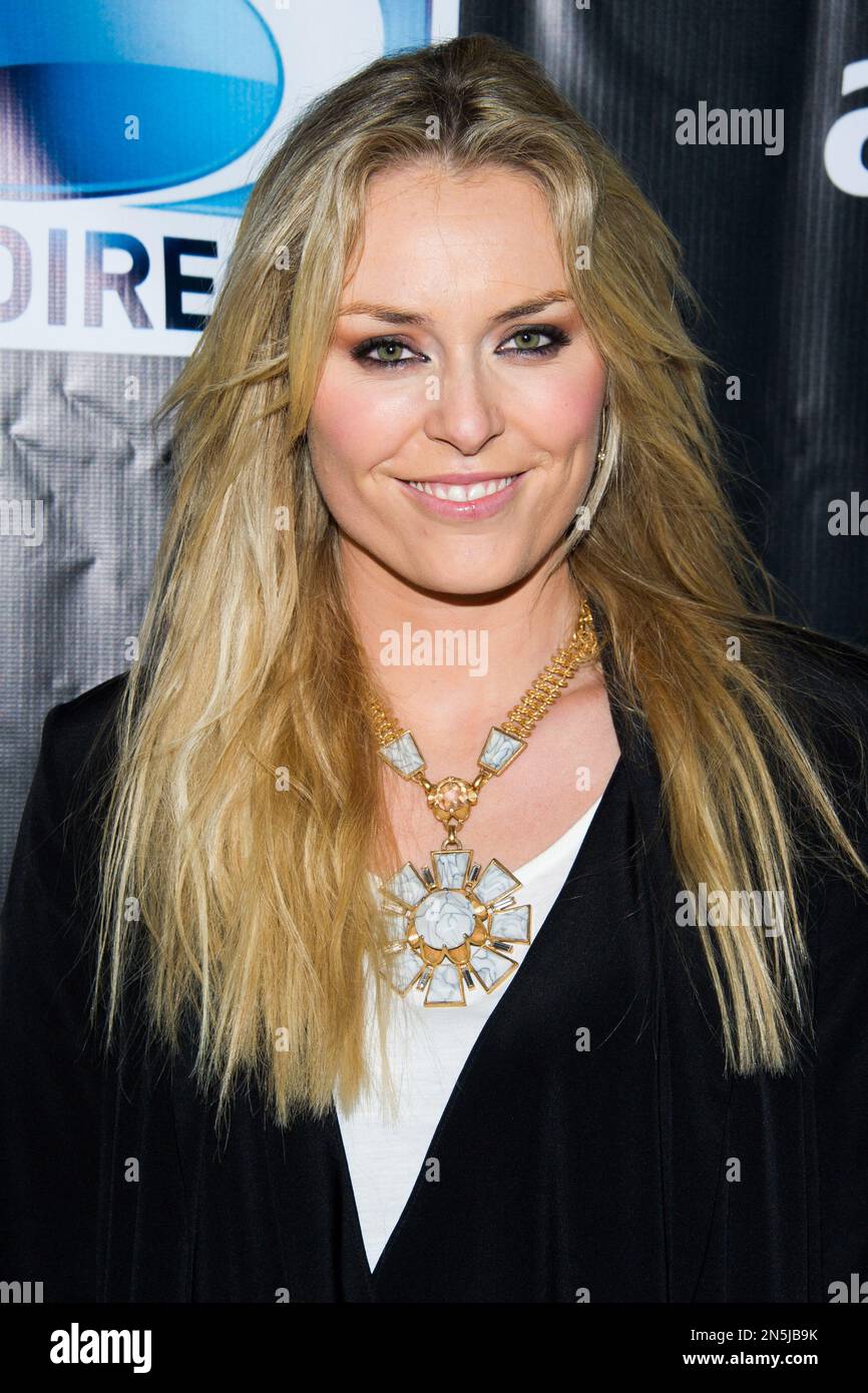 Lindsey Vonn attends DIRECTV's Super Saturday Night Party on Saturday
