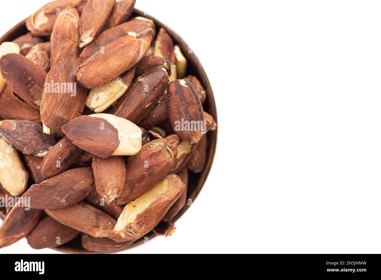 Pili Nuts from the Philippines on a White Background Stock Photo Alamy