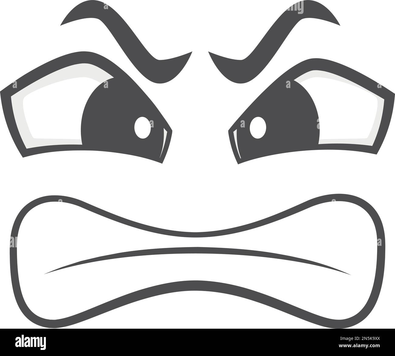 Enraged face Black and White Stock Photos & Images - Alamy