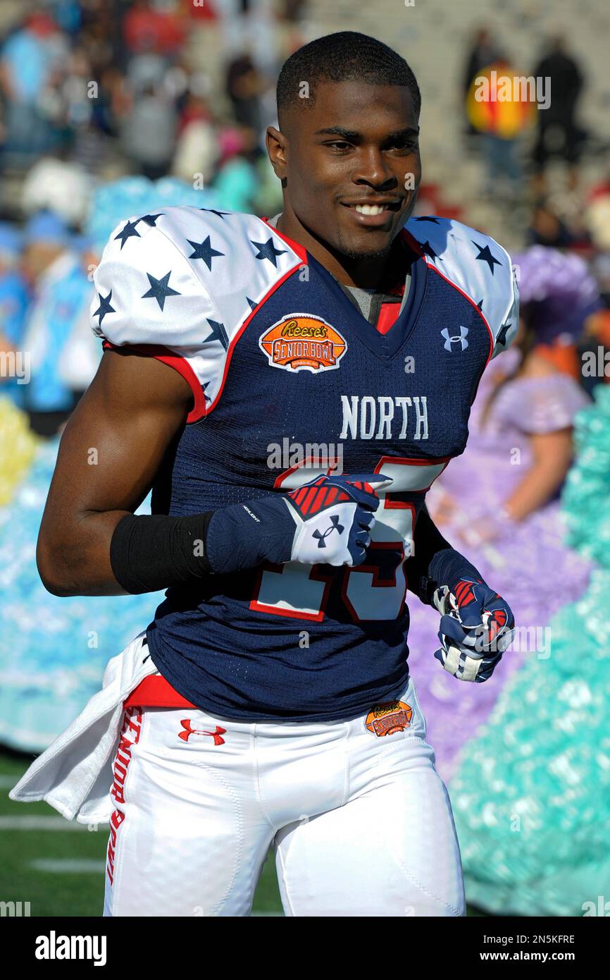 Jimmy Ward File North safety Jimmie Ward (15) of Northern Illinois runs on to the field ...