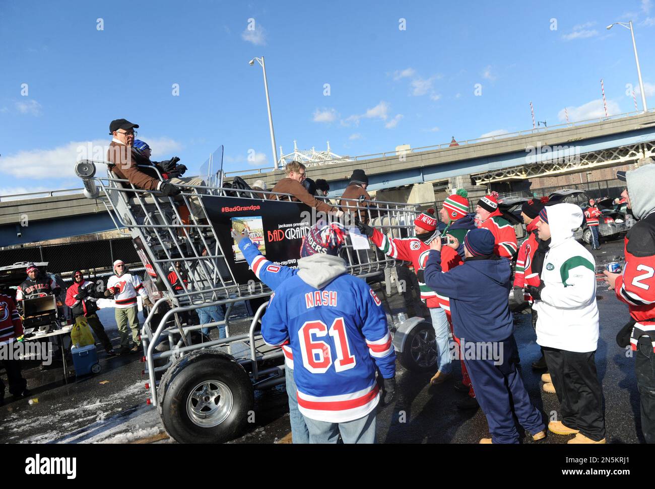 IMAGE DISTRIBUTED FOR PARAMOUNT Grandpas arrive Jackassstyle in the