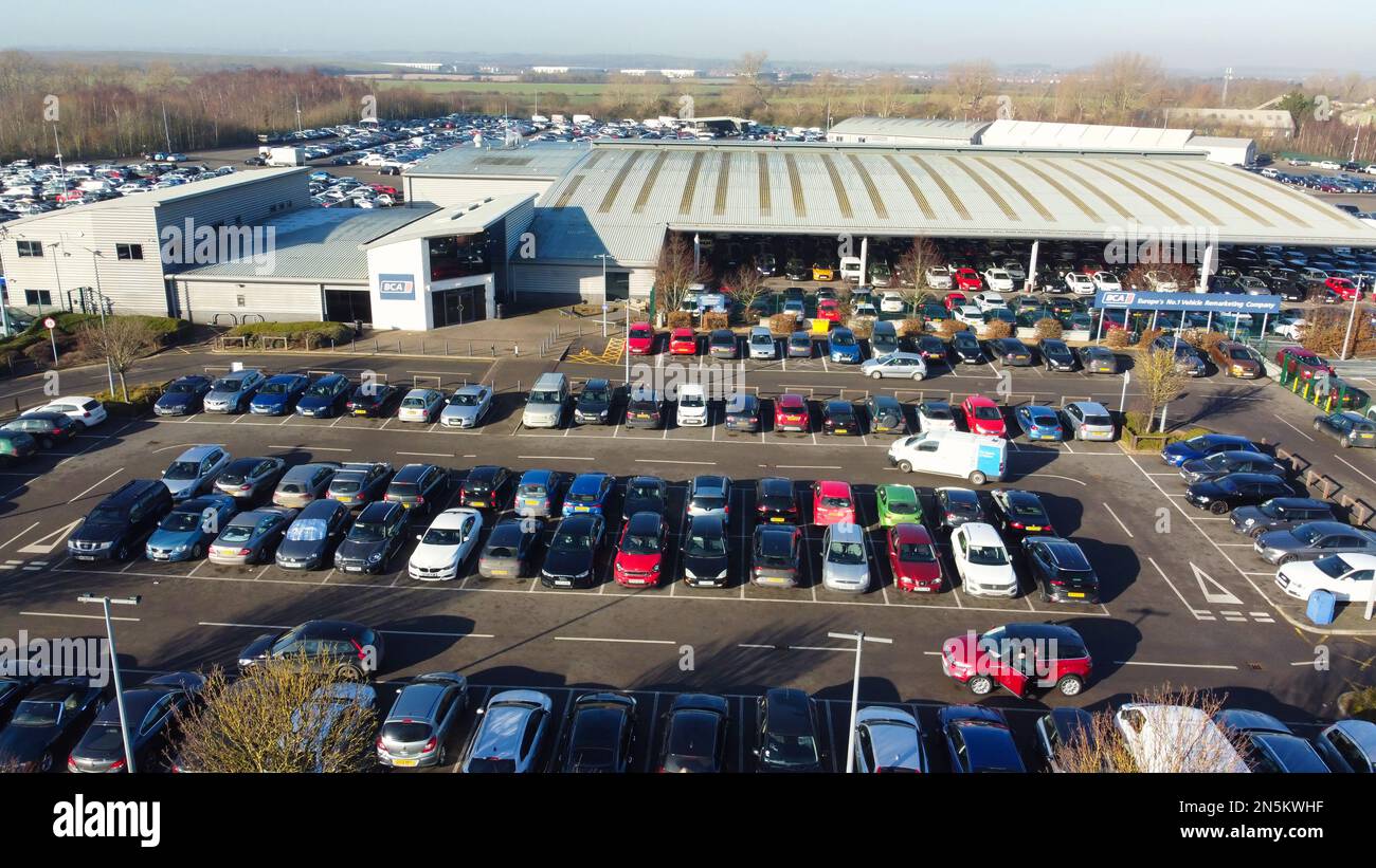 Drone footage parking lot hires stock photography and images Alamy